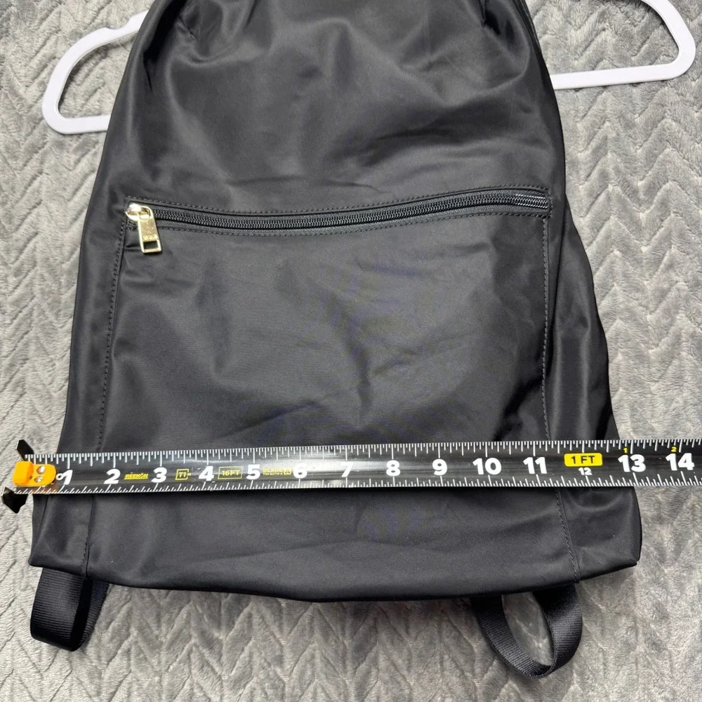 Tumi Just In Case Backpack Black Excellent Packable Travel Nylon (2088)
